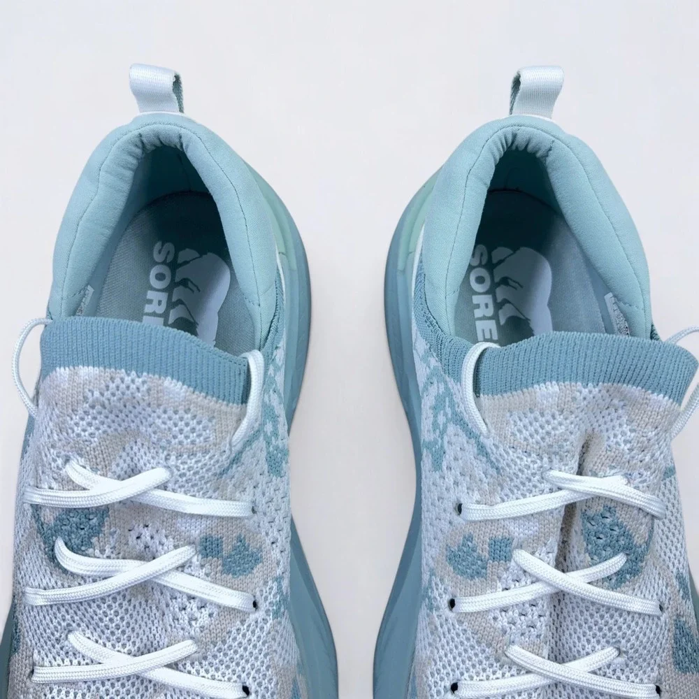 Sorel Explorer Blitz Stride Lace Up Sneakers Women's Size 9 Crushed Blue Gray